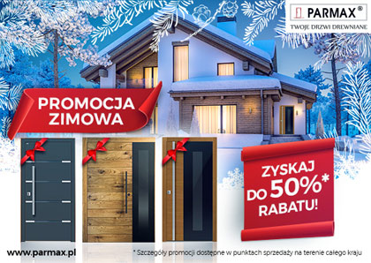 Zimowa promocja ekskluzywnych drzwi drewnianych Parmax Lublin