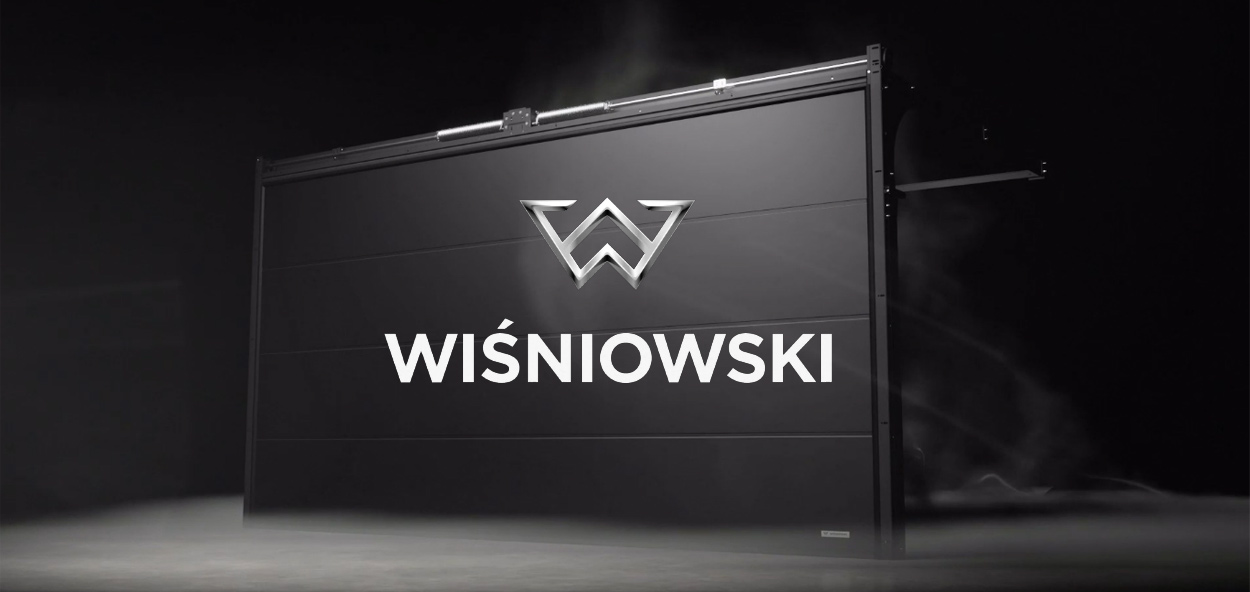 Brama garażowa segmentowa Wiśniowski PRIME Black Edition