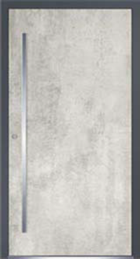 Wejściowe drzwi aluminiowe Lublin model concrete beton