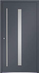 Wejściowe drzwi aluminiowe Lublin model glance