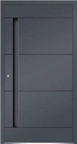 Wejściowe drzwi aluminiowe Lublin model resolute